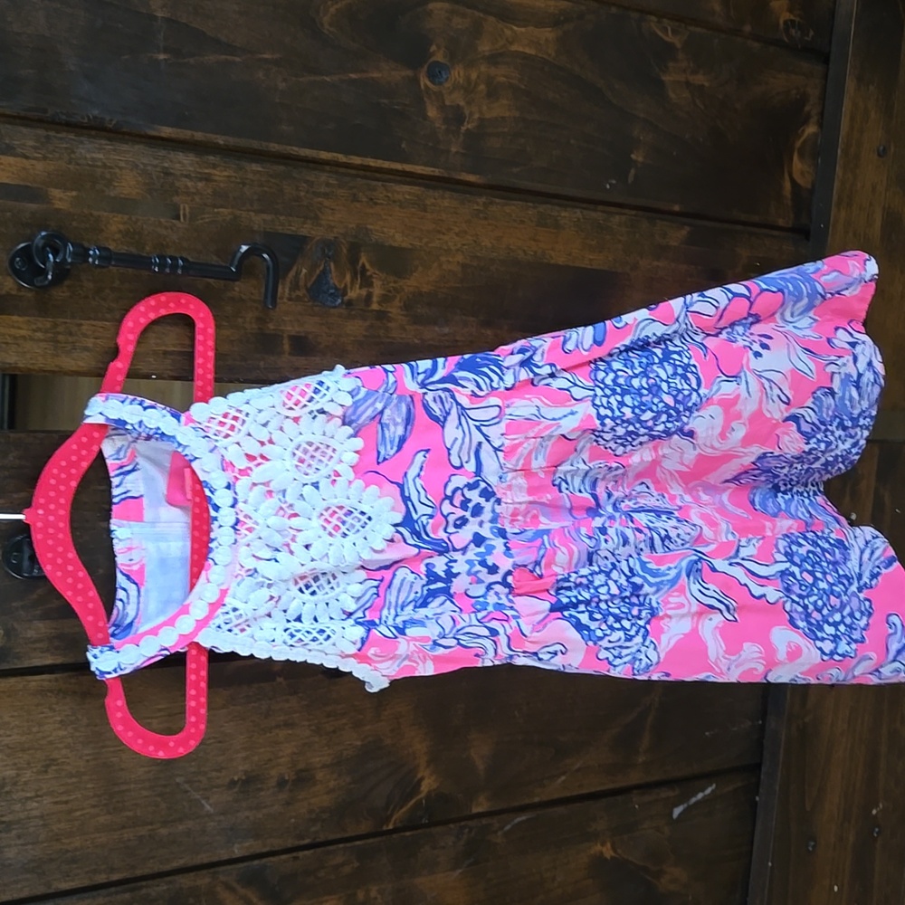 Lilly Pulitzer Girls Kinsey Dress, Gypsea Pink, size 7